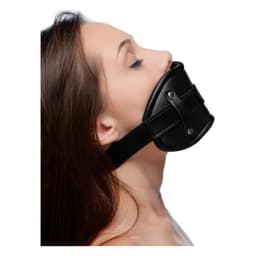 Strict Cock Head Silicone Mouth Gag Black - Image 2