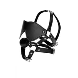 Strict Eye Mask Harness W/ Ball Gag - Image 2