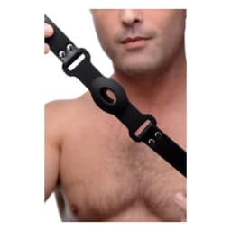 Strict Hollow Silicone Ball Gag O/s Black - Image 2