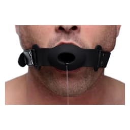 Strict Hollow Silicone Ball Gag O/s Black - Image 3