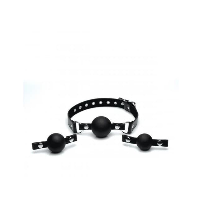 Strict Interchangeable Silicone Ball Gag Set - Image 4