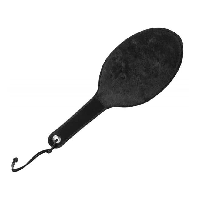 Strict Leather Round Fur Lined Paddle - Image 1