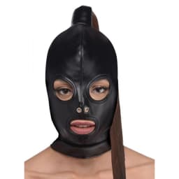 Strict Ponytail Bondage Hood, image 5
