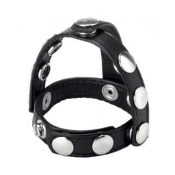 Strict Snap on Cock and Ball Harness Black, image 1