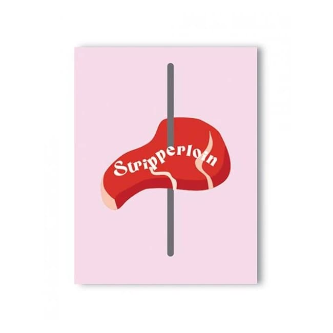 Stripplerloin Naughty Greeting Card - Image 1