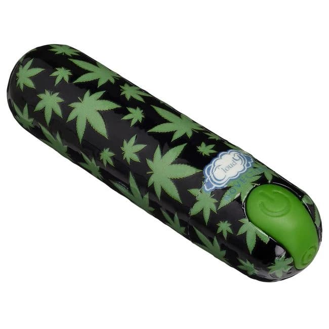 STUBBY VIBE BLACK/CANNABIS LEAF  - Image 1
