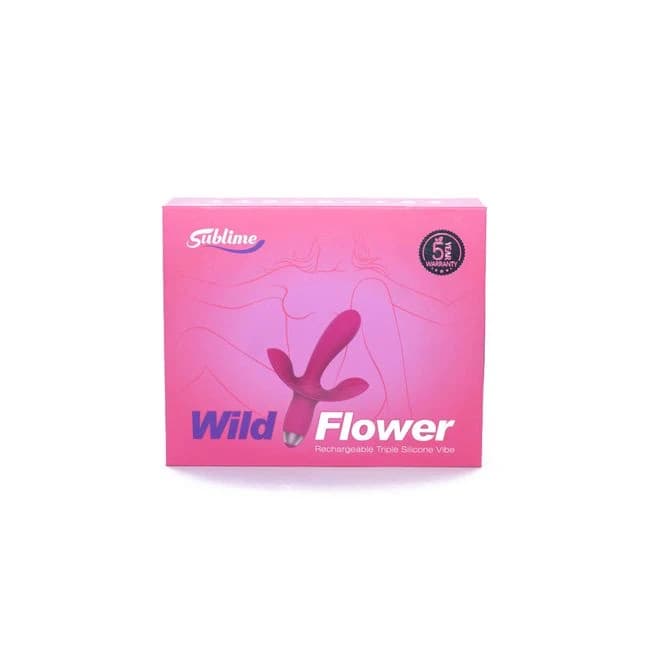 Sublime Wild Flower Triple Stim Vibe Pink - Image 1