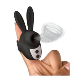 Sucky Bunny Clit Stimulator Black, image 1