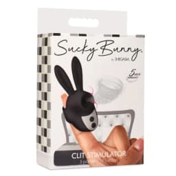 Sucky Bunny Clit Stimulator Black, image 4