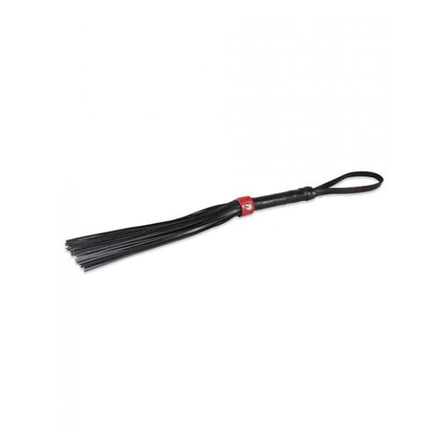Sultra 14 Inches Lambskin Flogger Black Red - Image 1