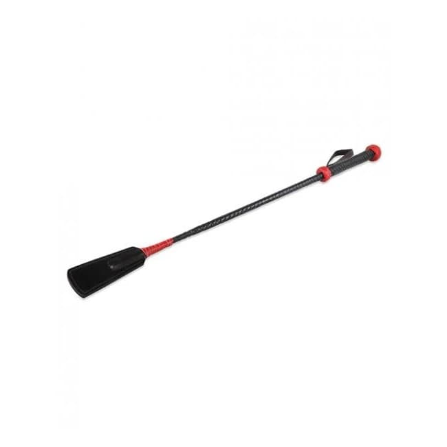 Sultra 26 Inches Lambskin Crop Black Red - Image 1