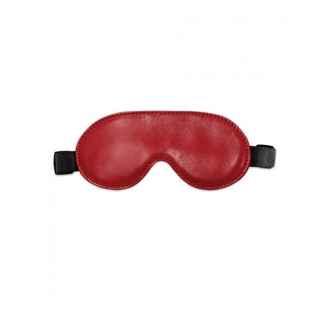 =sultra Leather Blindfold - Red - Image 1
