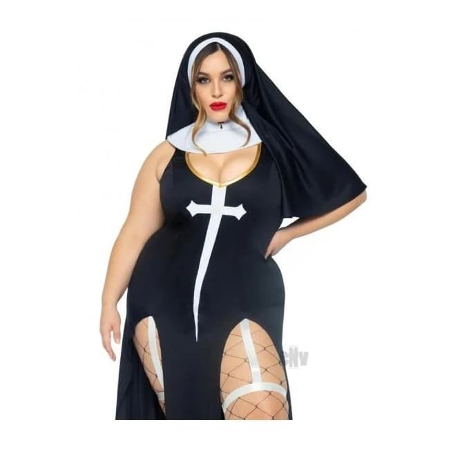 Sultry Sinner 3pc 1x/2x Blk/wht - Image 1