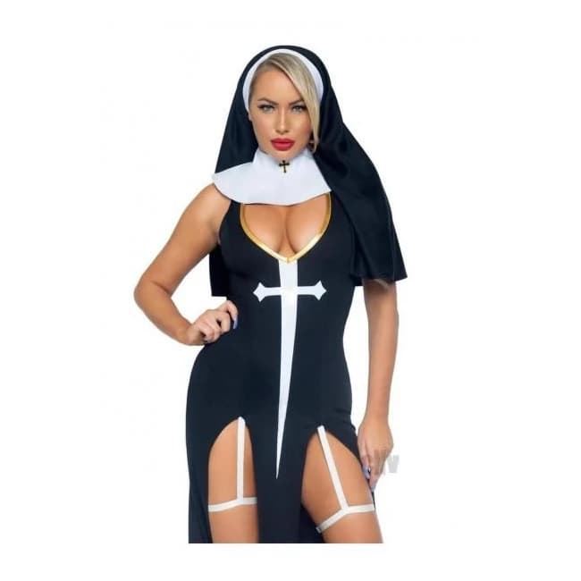 Sultry Sinner 3pc Md Blk/wht - Image 1