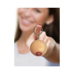 Super Fun Key Chain One Squishy Boob, image 1