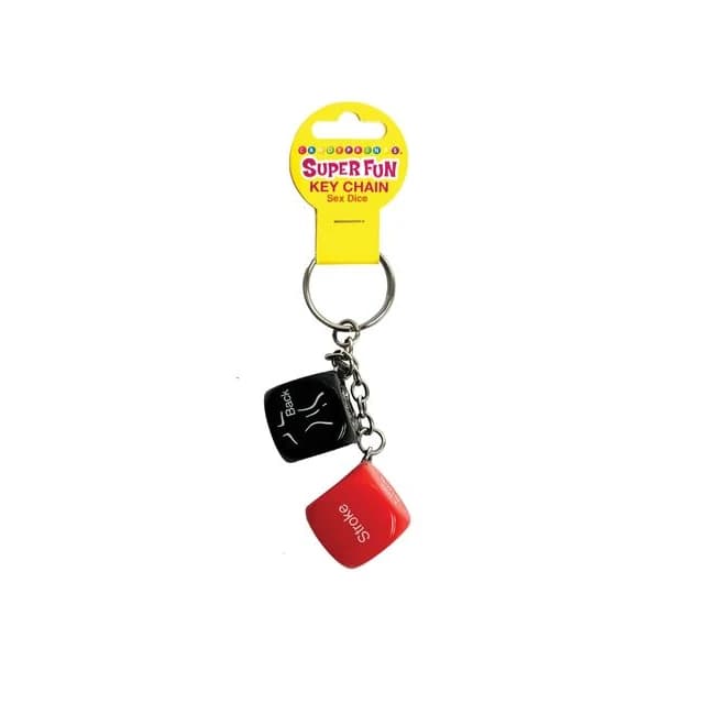 SUPER FUN KEY CHAIN SEX DICE  - Image 1