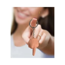 Super Fun Key Chain Squishy Fu Finger, image 1