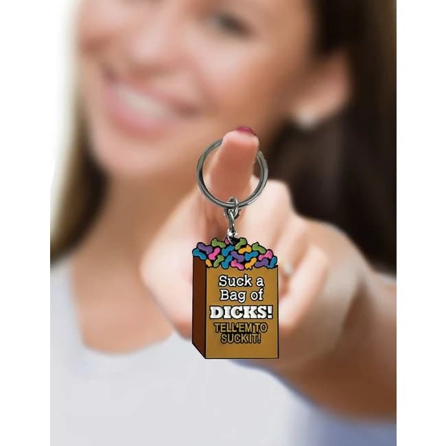 Super Fun Key Chain Suck a Bag - Image 1