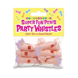 Super Fun Penis Party Whistles 6pk, image 2
