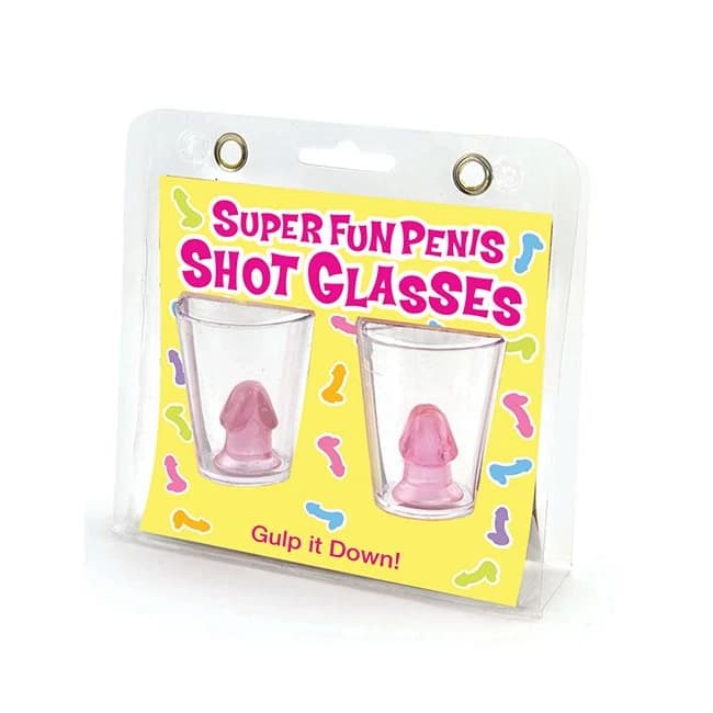 Super Fun Penis Shot Glasses 2ct - Image 1