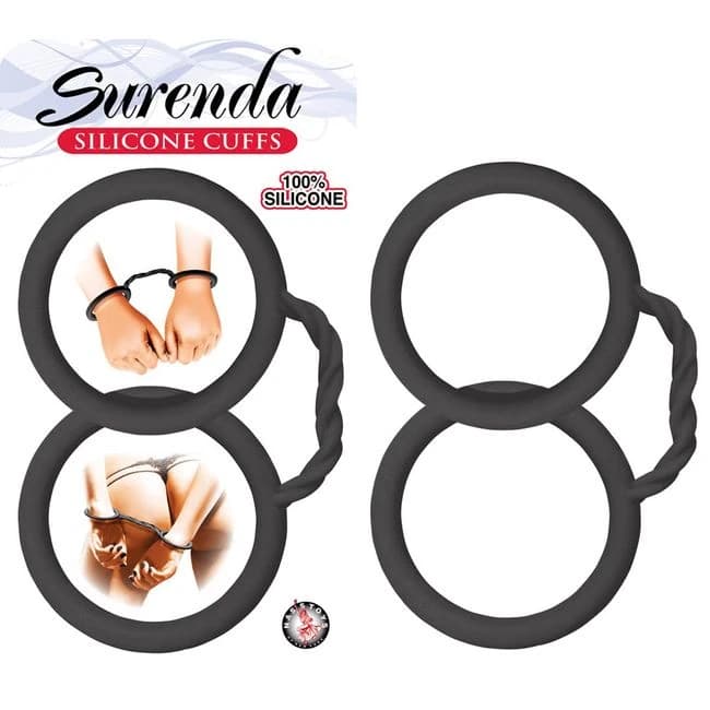 Surenda Silicone Cuffs - Black - Image 1