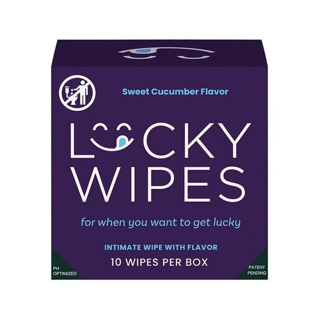 Sweetums Lucky Wipes Cucumber Flavor 10-pack - Image 1