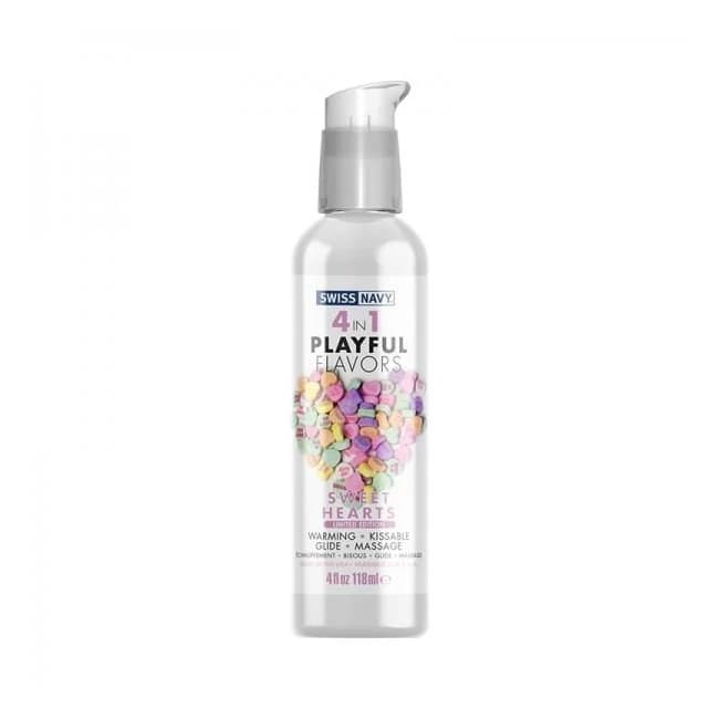Swiss Navy 4 in 1 Playful Sweet Heart 4 Oz - Image 1