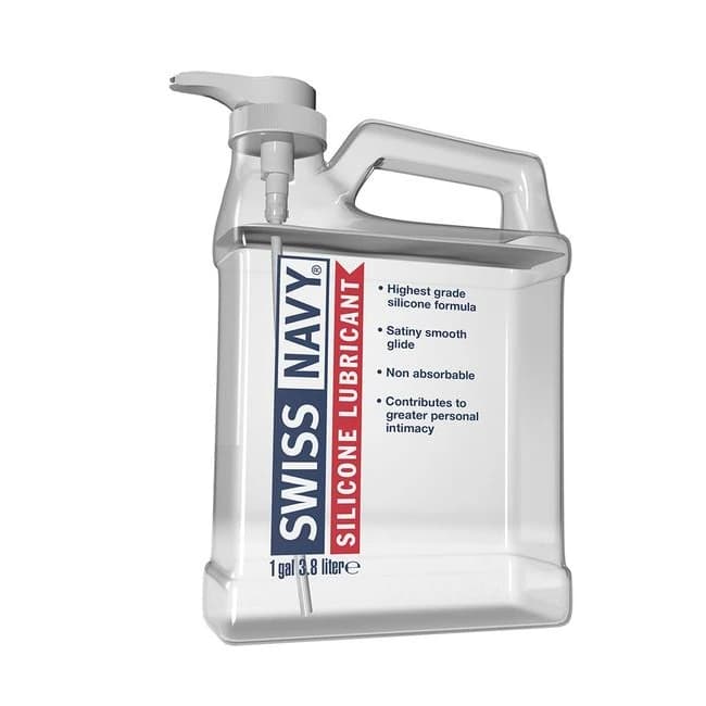 Swiss Navy Silicone Based Lube 1 Gallon - Image 1