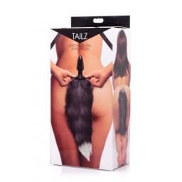 Tailz Grey Fox Tail Anal Plug, image 3