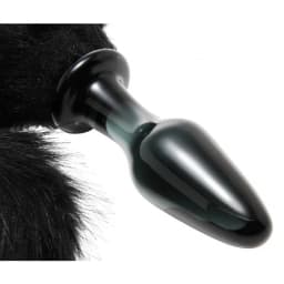 Tailz Midnight Fox Glass Plug W/ Tail, image 1