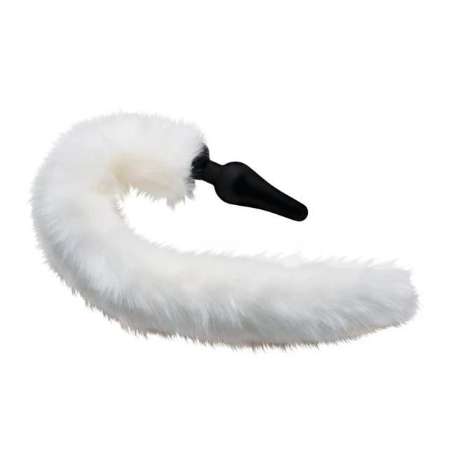 Tailz White Fox Tail & Ears Set - Image 2