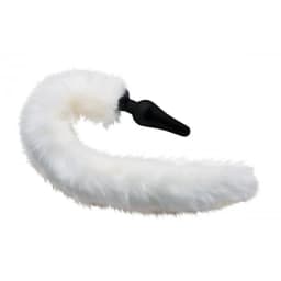 Tailz White Fox Tail & Ears Set - Image 2