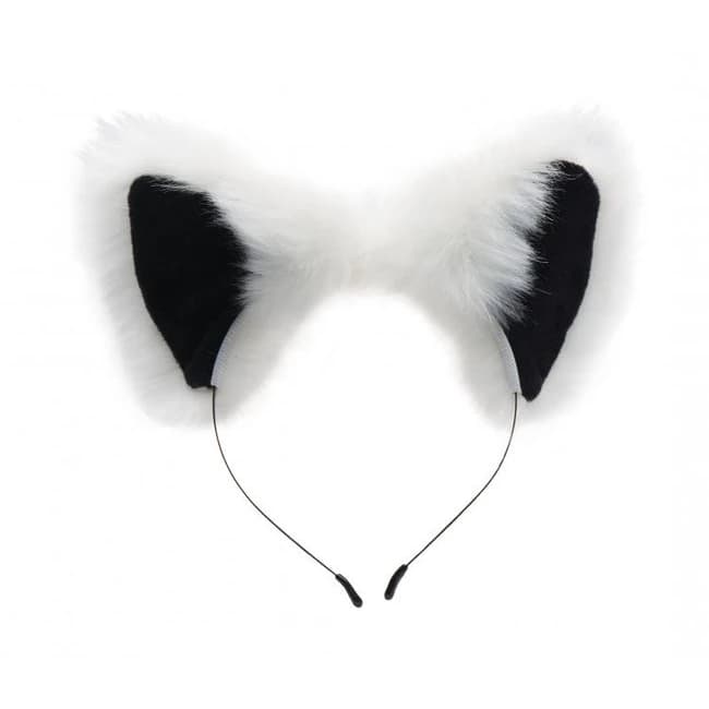 Tailz White Fox Tail & Ears Set - Image 3