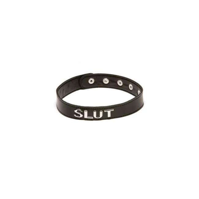 Talk Dirty to Me Collar - Slut - Image 1
