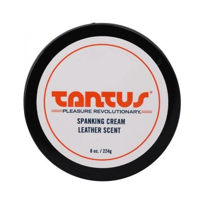 Tantus - Spanking Cream - Leather Scent - 8 Oz. - Image 1