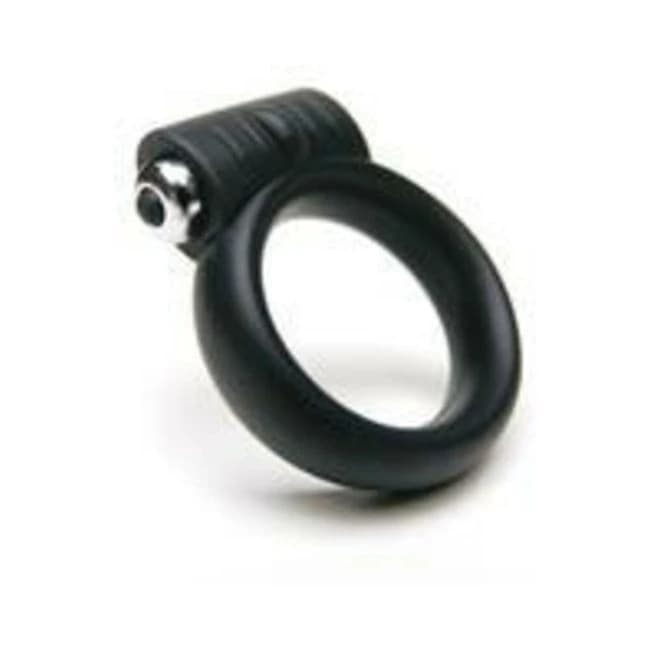 Tantus Vibrating C-ring 2in Onyx (bag) - Image 1