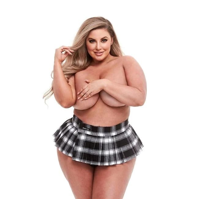 TEACHER'S PET SCHOOLGIRL SKIRT BLACK Q/S  - Image 1