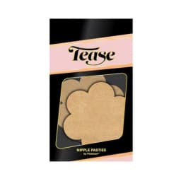 Tease Nude Vegan Suede Flower Pasties O/S, image 2