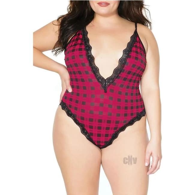 Teddy Plaid Pnk, image 1