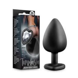 TEMPTASIA BLING PLUG LARGE BLACK  - Image 1
