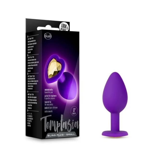 TEMPTASIA BLING PLUG SMALL PURPLE  - Image 1
