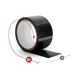 Temptasia Bondage Tape 60ft Black, image 5