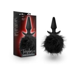 Temptasia Bunny Tail Pom Plug Black, image 2