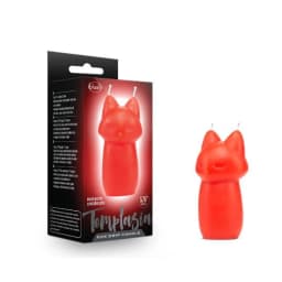 Temptasia Fox Drip Candle Red, image 1