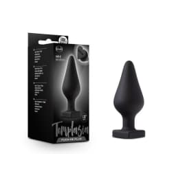 Temptasia Fuck Me Butt Plug Black, image 1
