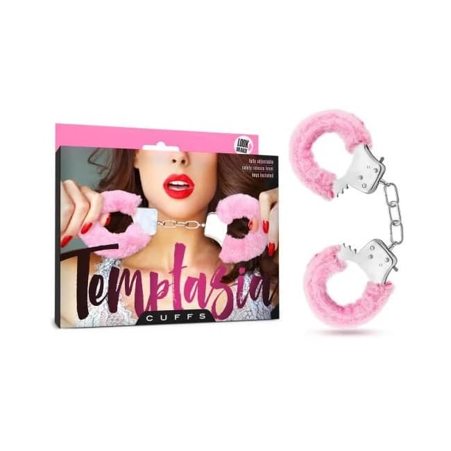 Temptasia Furry Pink Cuffs - Image 1