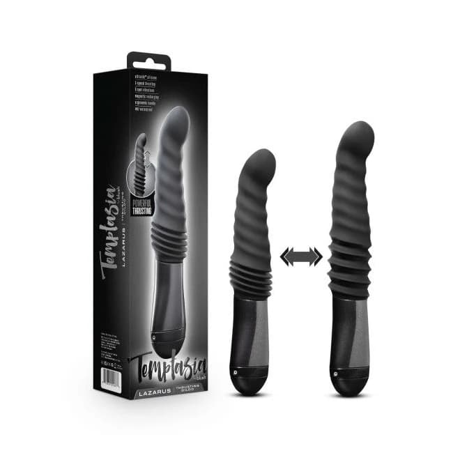 Temptasia Lazarus Thrusting Dildo Black - Image 1