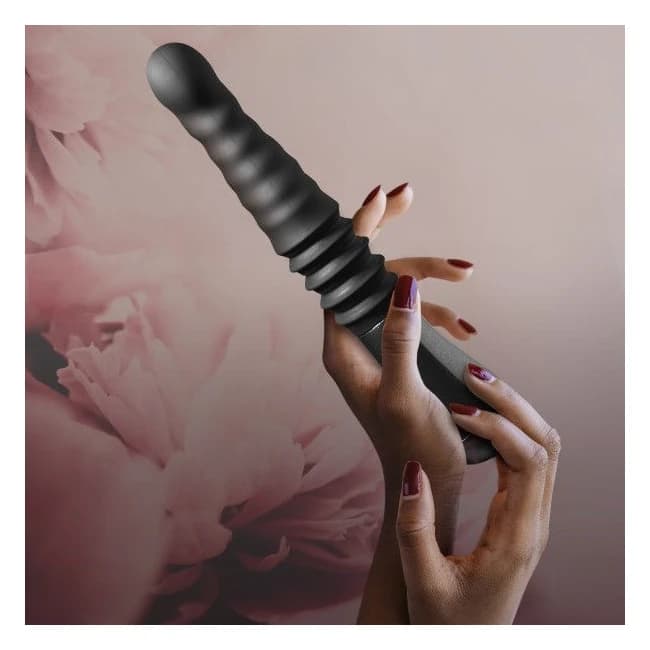 Temptasia Lazarus Thrusting Dildo Black - Image 5