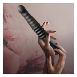 Temptasia Lazarus Thrusting Dildo Black - Image 5