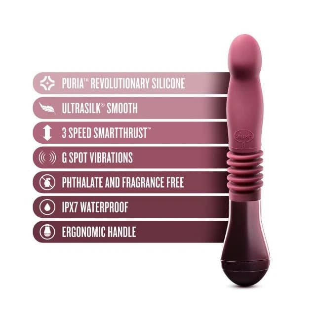Temptasia Trixie Thrusting Dildo Wine - Image 2
